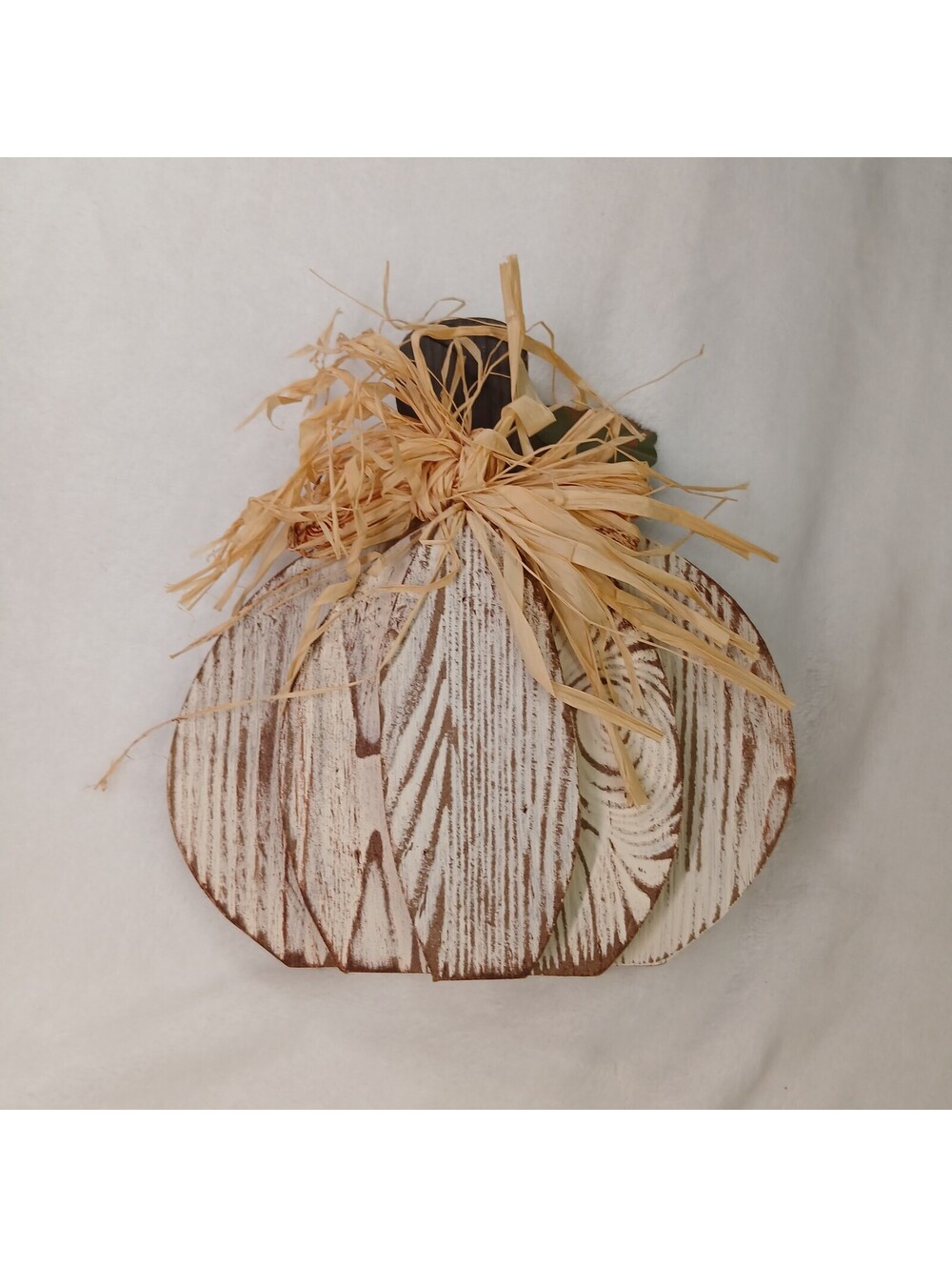 Farmhouse Wood Pumpkin Cut Out Countertop Decoration Neutral Autumn Folk Art